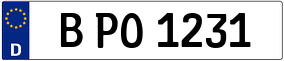 Truck License Plate